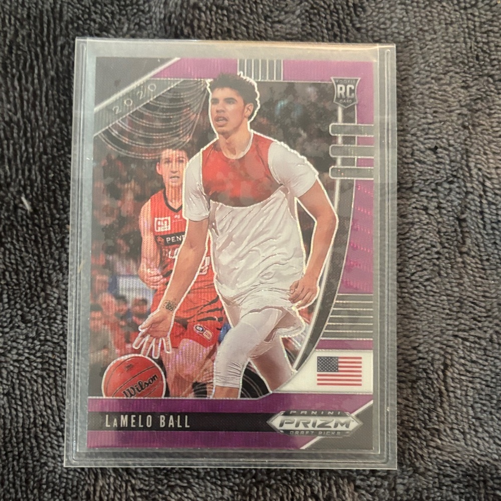 Panini Prizm Rookie Card - Purple and Silver